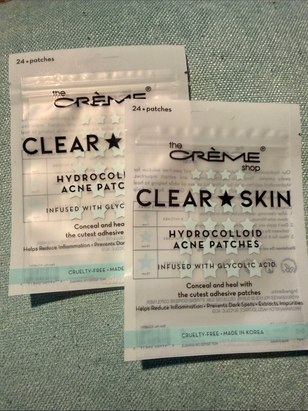 5/$25 the crème shop Clear Skin Hydrocolloid Acne Patches - set of 2